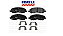 Jogo Pastilha Freio Dianteiro - Frasle - Lancer 2.0 16v - 4x4 2007 a 2012 - Imagem 1
