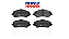 Jogo Pastilha Freio Dianteiro - Frasle - Journey 2.4 v6 2008 a 2012 - Imagem 1