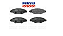 Jogo Pastilha Freio Dianteiro - Frasle - Peugeot 207 1.4 8v 2006 a 2014 - Imagem 1