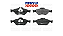 Jogo Pastilha Freio Dianteiro - Frasle - Ecosport 1.0/1.6 8v - 2.0 16v 2003 a 2009 - Imagem 1