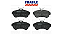 Jogo Pastilha Freio Dianteiro - Frasle - Citroen C3 1.4 8v - GLX / XRT / Exclussive 2003 a 2012 - Imagem 1