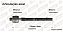Barra Axial Direção - Tracker 1.0/1.2 12v - 1.4 16v após 2020... - (14 x 1,5 mm -14 x 1,5 mm -336 mm) - Imagem 2