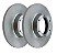 Par Disco Freio Dianteiro - Corcel 1.6 8v 1978 a 1986 - Disco Sólido - Imagem 1