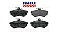 Jogo Pastilha Freio Dianteiro - Frasle - Polo Classic 1.8 8v 1996 a 2003 - Ventilado - Imagem 1