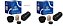 Par Kit Amortecedor Dianteiro - Audi  A3 1.6 8v 5 Portas EA113 AKL 1997 a 2000 - Imagem 1
