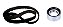 Kit Correia Dentada - Nytron - Uno 1.0 8v 1995 a 1995 - 117 Dentes / 15mm - Imagem 1