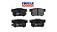 Jogo Pastilha Freio Traseiro - Frasle - Accord 2.0/2.2 16v 1990 a 1999 - C/Alarme - Imagem 1