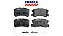 Jogo Pastilha Freio Traseiro - Frasle - Volvo C30 2.0 16v 2006 a 2012 - Imagem 1