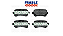 Jogo Pastilha Freio Traseiro - Frasle - Journey 2.7 24v V6 2008 a 2011 - Imagem 1