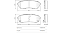 Jogo Pastilha Freio Traseiro - Frasle - Hyundai I30 2.0 16v 2009 a 2012 - Imagem 2