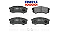 Jogo Pastilha Freio Traseiro - Frasle - Hilux SW4 2.8 16v 2016 a 2022 - Imagem 1