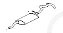 Escapamento Traseiro - Muffler - S10 2.5 Turbo 1996 a 1999 - Imagem 1