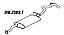 Escapamento Traseiro - Muffler - S10 2.5 8v 1996 a 1999 - Imagem 1