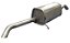 Escapamento Traseiro - Muffler - Fiesta Sedan 1.6 8v 2002 a 2009 - Cano Longo - Imagem 1