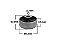 Bucha Bandeja Dianteira - T-Cross 1.0 12 v - 1.4 16v após 2019... - P/Traseira - Imagem 1