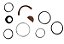 Kit Anel Vedação Tampa Válvula - Escort 1.8/2.0 8v após 1984... - Imagem 1