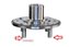 Cubo Roda Dianteiro - Civic 1.7 16v - EX / LX 2001 a 2006 - S/ABS - 4 Furos - Imagem 1