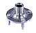 Cubo Roda Dianteiro - Spin 1.8 8v 2012 a 2016 - Estrias 25 / 4 Furos - Imagem 1