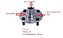 Cubo Roda Dianteiro - Escort Hobby 1.0/1.6 8v 1992 a 1996 - S/ABS - 25 Estrias / 4 Furos - Imagem 1