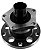 Cubo Roda Traseiro - Audi A6 Avant 1997 a 2001 - C/ABS - 5 Furos - Imagem 1