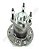 Cubo Roda Traseiro - Zafira 2.0 8v/16v 2001 a 2013 - S/ABS - 5 Furo - Imagem 1