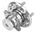 Cubo Roda Traseiro - Azera 3.3 V6 24v 2007 a 2011 - C/ABS / 5 Furos - Imagem 1