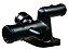 Flange Plástica Fluxo Aguá ao Cabeçote - A3 1.8 8v - Importado 1999 a 2000 - Imagem 1