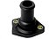 Flange Plástica Camara Agua Motor ao Cabeçote - Golf 1.8 8v Ap Importado 1995 a 1999 - Imagem 1
