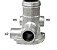 Flange Entrada Dágua ao Cabeçote - Quantum 1.8/2.0 8v - AP 1993 a 1994 - Imagem 1