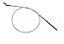 Cabo Freio Traseiro - Intermediario - F400 Motor  MWM - Aspirado Motor Maxion HSD  1992 a 1998 - 952mm - Imagem 1