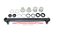 Kit Liame Reparo Trambulador Completo - Corsa Classic 1.0 8v 2003 a 2005 - Comprimento Liame 20,50 cm - Imagem 2