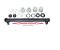 Kit Liame Reparo Trambulador Completo - Celta 1.0 8v 2001 a 2005 - Comprimento Liame 20,50 cm - Imagem 3