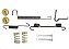Kit Reparo Sapata Patim Freio Traseiro LD - Meriva 1.4 8v - 1.8 8v/16v 2002 a 2012 - Imagem 1