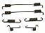 Kit Reparo Mola Patim Freio Traseiro - Strada 1.3/1.5/1.6 8v 1996 a 2012 - Imagem 1