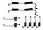 Kit Reparo Mola Patim Freio Traseiro 2 Roda - Chevette - Imagem 1