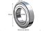 Rolamento Alternador - 6202-2Z - Universal - Imagem 1