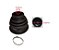 Kit Coifa Homocinética Câmbio LE - Rolamento 28mm- Logan 1.0 16v - 1.6 8v 2008 a 2013 - Imagem 1