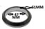Anel/Gaxeta Escapamento - Menor - Gol G1 1.8 8v AP - CL / GL / GT / GTS 1987 a 1996 - Imagem 1