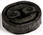 Coxim Escapamento Traseiro - Peugeot 405 1.6/2.0 16v 1994 a 1998 - Imagem 1