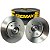 Par Disco Freio Traseiro - Peugeot 408 1.6/1.8 16v 2011 a 2018 - Com Kit de Rolamento - Imagem 1