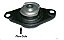 Coxim Motor e Câmbio Traseiro Inferior - Lado Diferencial - Palio 1.4 8v 2003 a 2011 - Imagem 1
