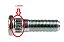 Prisioneiro Roda Traseira - Estria 13mm - Kicks 1.6 16v após 2017... - Imagem 1