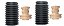 2 Kit Amortecedor Dianteiro - Corolla 1.6/1.8 16v 1992 a 2002 - Batente / Coifa - Imagem 1