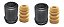 2 Kit Amortecedor Dianteiro - Fiorino 1.3/1.5/1.6 8v após 1992... - Batente / Coifa - Imagem 1