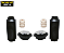 2 Kit Amortecedor Dianteiro - Gol G2 Special 1.0/1.6 8v 1999 a 2005 - Imagem 2