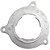 Flange Adaptador Câmbio - Spazio 1.050/1.3 8v 1976 a 1987 - Imagem 1