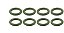 Kit Reparo Filtros Bico Injetor - Delphi Multipoint Fino - Corsa 1.0 8V 1999 a 2001 - Imagem 1