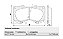 Jogo Pastilha Freio Dianteiro - Land Cruiser Prado 3.0 8v 2003 a 2009 - Imagem 1
