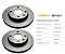 Par Disco Freio Dianteiro - Ventilado Escort SW 1.6 8v - 1.8 16v 1996 a 2004 - Imagem 1