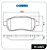 Jogo Pastilha Freio Dianteiro - SWIFT 1.4/1.6 16v 2011... - Imagem 1